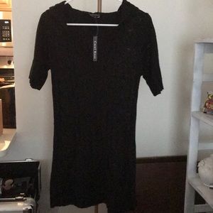 Carol Rose short sleeve sweater with hoodie